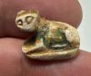 Picture of ANCIENT EGYPT -  BEAUTIFUL CAT SHAPED STONE  SCARABOID . NEW KINGDOM 1300 B.C