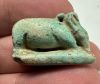 Picture of ANCIENT EGYPT -  FAIENCE AMULET OF A SOW . LATE PERIOD. 300 - 100 B.C