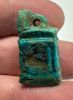 Picture of ANCIENT EGYPT -  FAIENCE AMULET OF A SHRINE . LATE PERIOD. 300 - 100 B.C