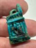 Picture of ANCIENT EGYPT -  FAIENCE AMULET OF A SHRINE . LATE PERIOD. 300 - 100 B.C