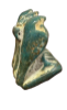 Picture of ANCIENT EGYPT -  BEAUTIFUL  TRIAD FAIENCE  AMULET- FALCONS (HORUS) . GRECO - ROMAN. 300 - 100 B.C