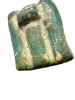 Picture of ANCIENT EGYPT -  BEAUTIFUL  TRIAD FAIENCE  AMULET- FALCONS (HORUS) . GRECO - ROMAN. 300 - 100 B.C