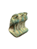 Picture of ANCIENT EGYPT -  BEAUTIFUL  TRIAD FAIENCE  AMULET- FALCONS (HORUS) . GRECO - ROMAN. 300 - 100 B.C