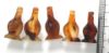 Picture of  Ancient Egypt. LOT OF 5 CARNELIAN STONE POPPY SEED AMULETS. 600 - 300 B.C