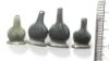 Picture of   Ancient Egypt. LOT OF  GREEN STONE  POPPY SEED AMULETS. 600 - 300 B.C