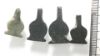 Picture of   Ancient Egypt. LOT OF  GREEN STONE  POPPY SEED AMULETS. 600 - 300 B.C