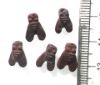 Picture of   Ancient Egypt. LOT OF 5  STONE FLY AMULETS. 600 - 300 B.C