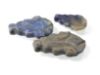 Picture of   Ancient Egypt. LOT OF 3 LAPIS LAZULI LOTUS FLOWER  AMULETS. 600 - 300 B.C
