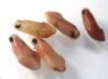 Picture of   Ancient Egypt. LOT OF 5 CARNELIAN LOTUS FLOWER  AMULETS. 600 - 300 B.C