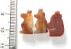 Picture of   Ancient Egypt. LOT OF 3 STONE, BABOON OR TAWARET AND A HARPOCRATES  AMULETS. 600 - 300 B.C