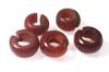 Picture of   Ancient Egypt. LOT OF 5 CARNELIAN HAIR RINGS. 600 - 300 B.C