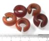 Picture of   Ancient Egypt. LOT OF 5 CARNELIAN HAIR RINGS. 600 - 300 B.C