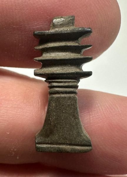 Picture of Ancient Egypt.   Stone Djed Pillar Amulet  . Ptolemaic Period. 3rd century B.C