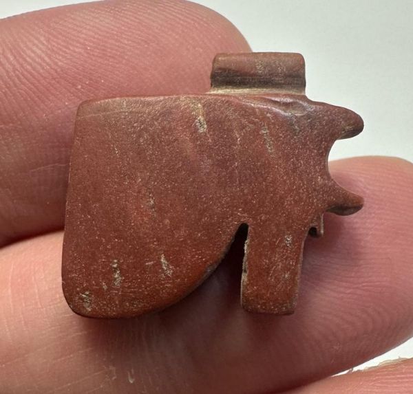 Picture of   Ancient Egypt.   Stone Eye of Horus Amulet  . 600 - 300 B.C
