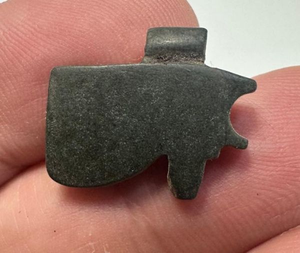 Picture of   Ancient Egypt.   Stone Eye of Horus Amulet  . 600 - 300 B.C