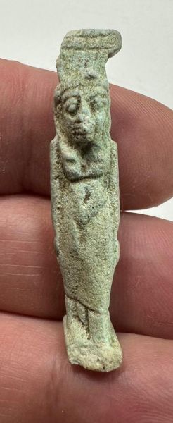 Picture of ANCIENT EGYPT - FAIENCE ISIS AMULET . 600 - 300 B.C