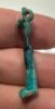 Picture of ANCIENT EGYPT - FAIENCE LION HEADED AMULET AMULET. 600 - 300 B.C