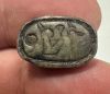 Picture of   Ancient Egypt. Green Stone Scarab. New Kingdom .14th B.C