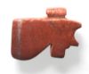 Picture of   Ancient Egypt.   Red Jasper Stone Eye of Horus Amulet  . 600 - 300 B.C