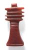 Picture of  Ancient Egypt.   Carnelian Stone Djed Pillar Amulet  . 600 - 300 B.C