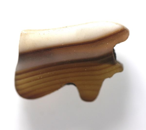 Picture of  Ancient Egypt.   Banded Agate Stone Eye of Horus Amulet  . 600 - 300 B.C