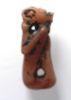 Picture of NCIENT EGYPT. STONE  NEKHBET AMULET. 300 - 100  B.C  Suspension loop broken. GRECO - ROMAN