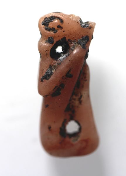 Picture of NCIENT EGYPT. STONE  NEKHBET AMULET. 300 - 100  B.C  Suspension loop broken. GRECO - ROMAN