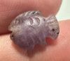 Picture of   Ancient Egypt. Beautiful Amethyst Stone fish Amulet. late period. 600 - 300 B.C