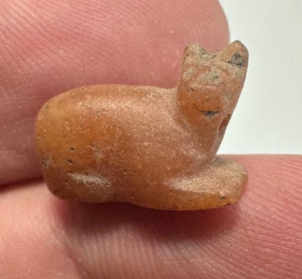 Picture of   Ancient Egypt.   Stone Cat  . Ptolemaic Period. 3rd century B.C