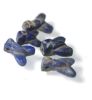 Picture of Ancient Egypt. LOT OF 5  LAPIS LAZULI  STONE FLY AMULETS. 600 - 300 B.C