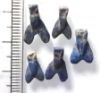 Picture of   Ancient Egypt. LOT OF 5  LAPIS LAZULI  STONE FLY AMULETS. 600 - 300 B.C