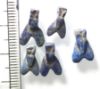 Picture of   Ancient Egypt. LOT OF 5  LAPIS LAZULI  STONE FLY AMULETS. 600 - 300 B.C