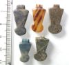 Picture of   Ancient Egypt. LOT OF 5 STONE MENAT  AMULETS. 600 - 300 B.C