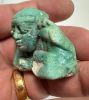Picture of ANCIENT EGYPT.  A LARGE FAIENCE FRAGMENT OF A  POTAIKOS AMULET.  600 - 300 B.C   