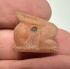 Picture of ANCIENT EGYPT -  BEAUTIFUL  CARNELIAN AMULET OF A HARE . LATE PERIOD. 300 - 100 B.C