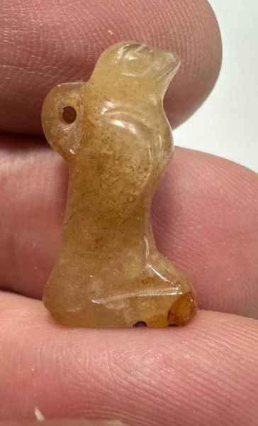 Picture of   Ancient Egypt.   Stone Falcon (Horus) Amulet  . Ptolemaic Period. 3rd century B.C