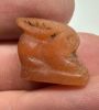 Picture of ANCIENT EGYPT -  BEAUTIFUL  CARNELIAN AMULET OF A HARE . LATE PERIOD. 300 - 100 B.C