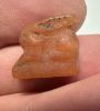 Picture of ANCIENT EGYPT -  BEAUTIFUL  CARNELIAN AMULET OF A HARE . LATE PERIOD. 300 - 100 B.C