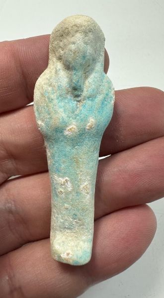 Picture of ANCIENT EGYPT. 26TH DYNASTY. FAIENCE USHABTI. 600 - 300 B.C