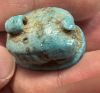 Picture of ANCIENT EGYPT.  BEAUTIFUL COLOR. GRECO - ROMAN - FAIENCE SOW AMULET . 300 B.C - 100 A.D