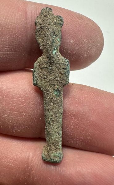 Picture of ANCIENT EGYPT. BRONZE AMULET OF OSIRIS. 600 - 300 B.C