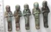 Picture of ANCIENT EGYPT. THIRD INTERMEDIATE PERIOD. LOT OF 5 FAIENCE USHABTIS. 1000 - 700 B.C
