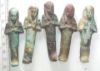 Picture of ANCIENT EGYPT. THIRD INTERMEDIATE PERIOD. LOT OF 5 FAIENCE USHABTIS. 1000 - 700 B.C