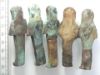 Picture of ANCIENT EGYPT. THIRD INTERMEDIATE PERIOD. LOT OF 5 FAIENCE USHABTIS. 1000 - 700 B.C