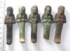 Picture of ANCIENT EGYPT. THIRD INTERMEDIATE PERIOD. LOT OF 5 FAIENCE USHABTIS. 1000 - 700 B.C