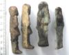 Picture of ANCIENT EGYPT. THIRD INTERMEDIATE PERIOD. LOT OF 4 FAIENCE USHABTIS INCLUDING FOUR OVERSEERS. 1000 - 700 B.C