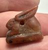 Picture of ANCIENT EGYPT -  BEAUTIFUL  CARNELIAN AMULET OF A HARE . LATE PERIOD. 300 - 100 B.C