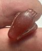 Picture of  Ancient Egypt.  LATE PERIOD. 600 - 100 B.C.  STONE  RAM'S HEAD  AMULET (KHNUM)