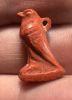 Picture of   Ancient Egypt.   RED JASPER Stone Falcon (Horus) Amulet  . Ptolemaic Period. 3rd century B.C