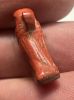 Picture of   Ancient Egypt.   RED JASPER Stone Falcon (Horus) Amulet  . Ptolemaic Period. 3rd century B.C